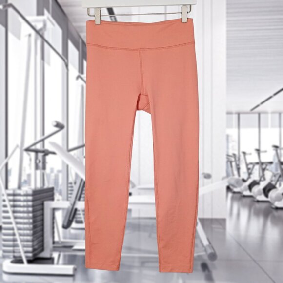 Outdoor Voices Womens Crop Leggings Camellia Peach Mid Rise 23" Inseam Size M - Picture 2 of 9